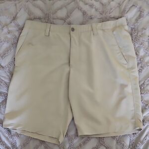 Under Armour Men's Beige Flat Front Shorts
